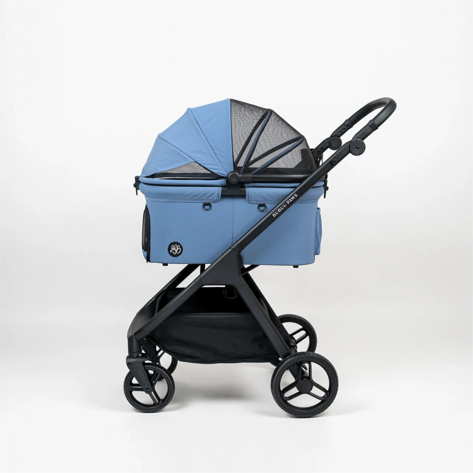 รถเข็นสุนัข สีน้ำเงิน