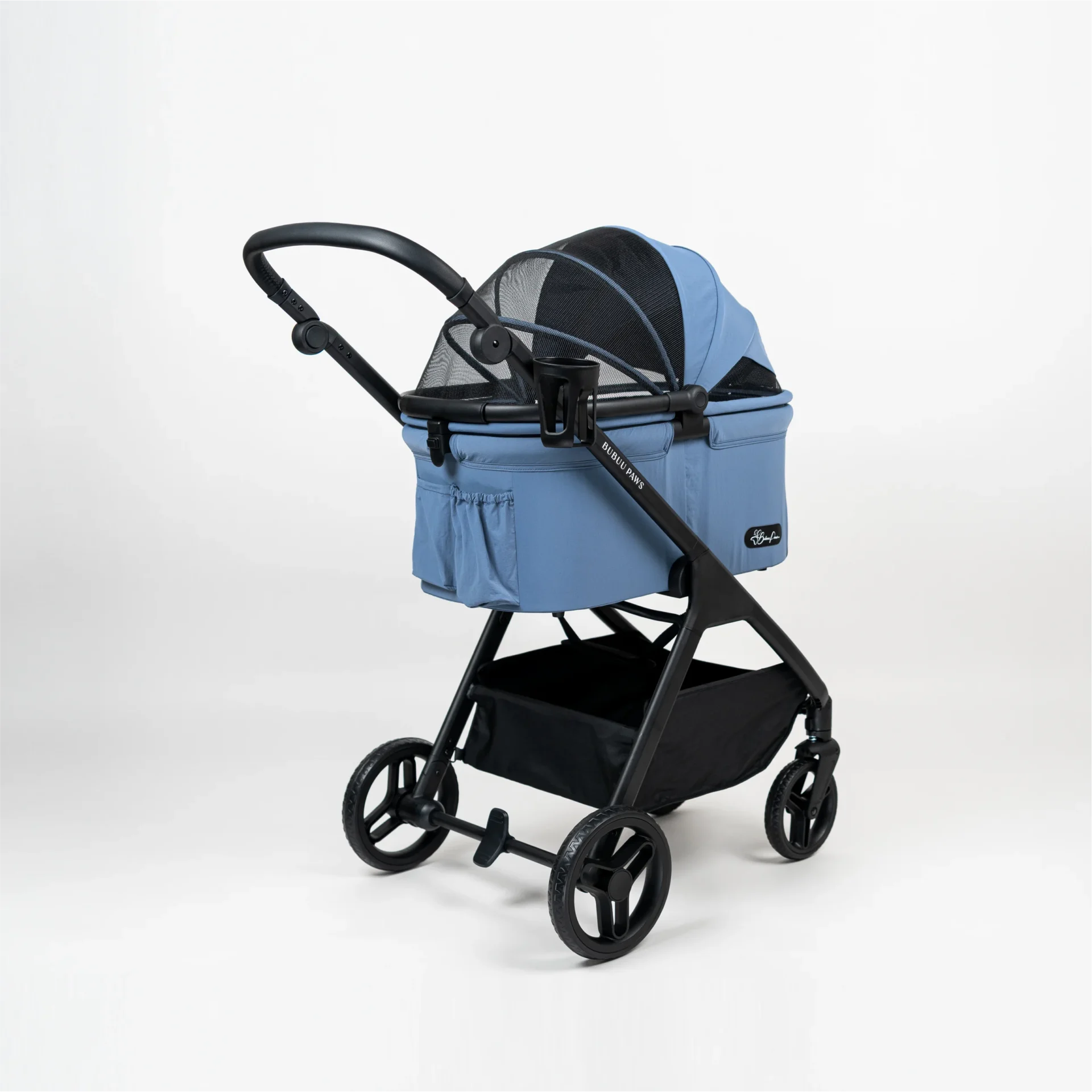 รถเข็นสัตว์เลี้ยง สีน้ำเงิน รุ่น woody walk