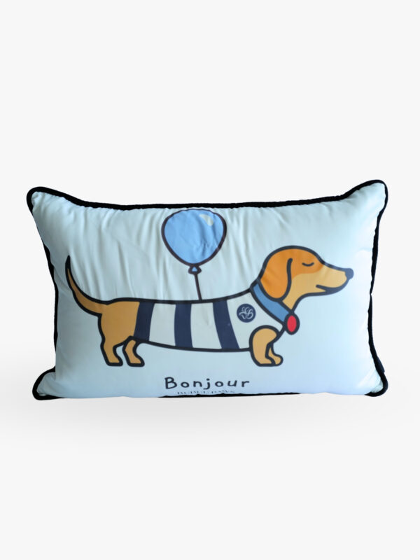 Alternative Goose Down Diamond Silk Pillow หมอนใยขนห่านเทียม ผ้าไดมอนซิลค์ พิมพ์ลาย Bonjour