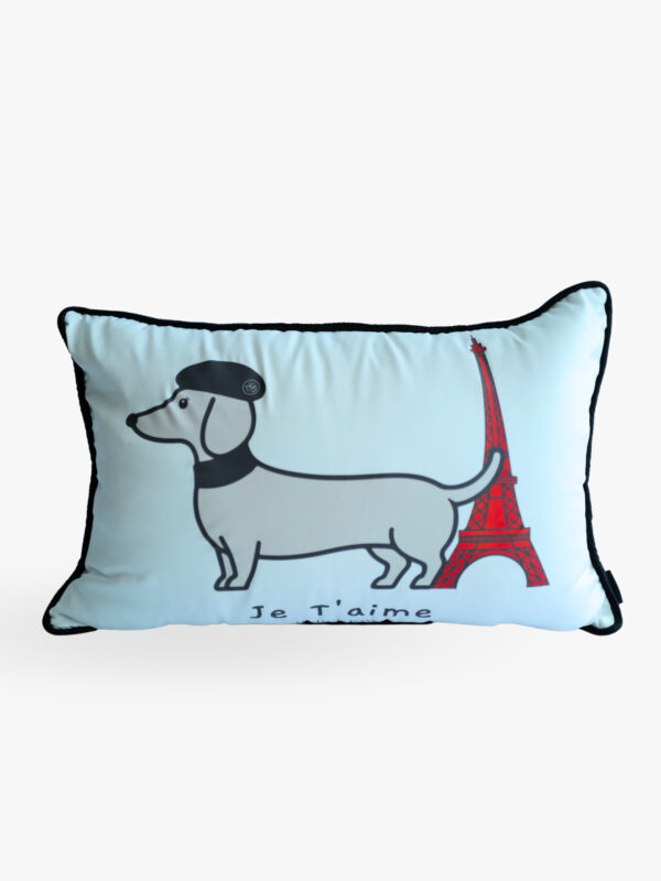 Alternative Goose Down Diamond Silk Pillow หมอนใยขนห่านเทียม ผ้าไดมอนซิลค์ พิมพ์ลาย Je T'aime