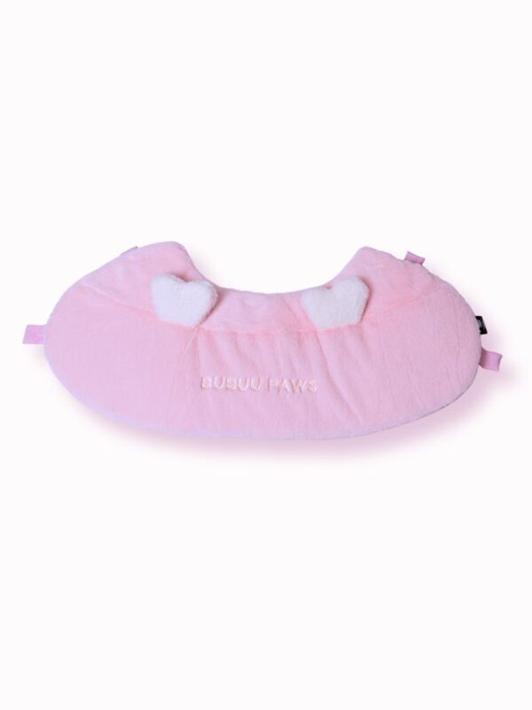 Pawrest Pinky White Heart - ผ้าคลุมตะกร้ารถเข็นสัตว์เลี้ยง สี Pinky White Heart