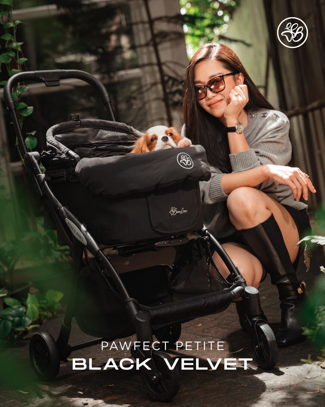 Small Pet Stroller - Black