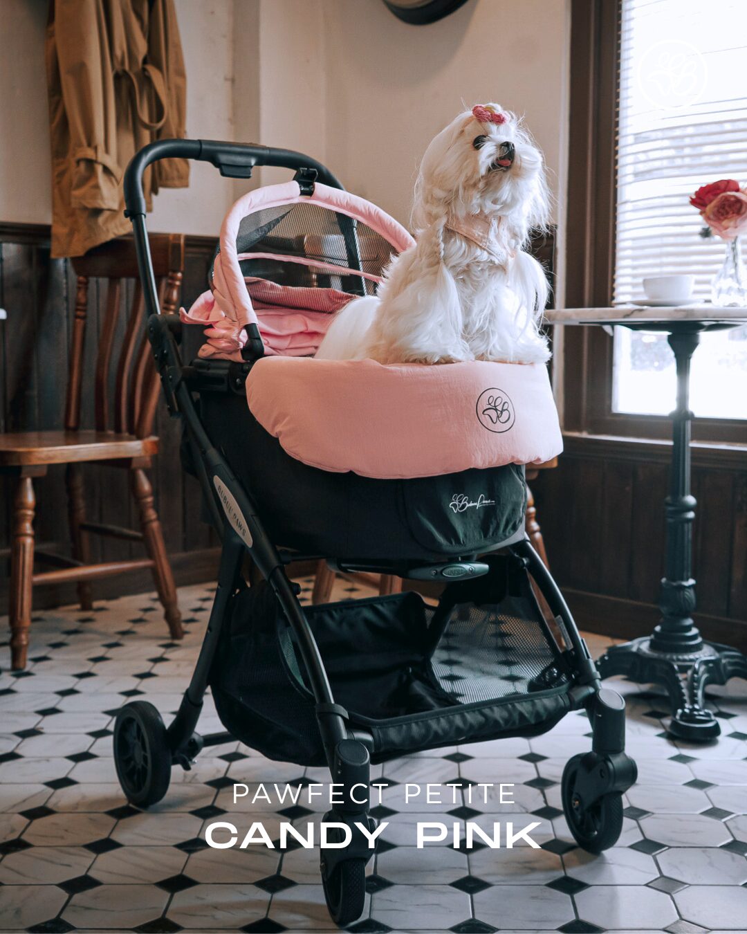 Small Pet Stroller - Pink