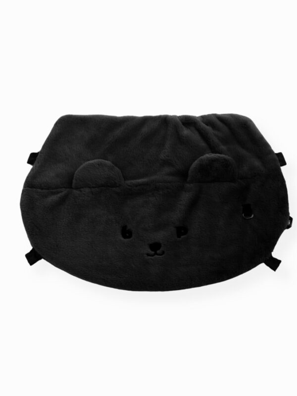 Bubuu Paws Pawrest Basket Front Cover ผ้าคลุมด้านหน้ารถเข็นสัตว์เลี้ยง รุ่น Debonair สีดำ